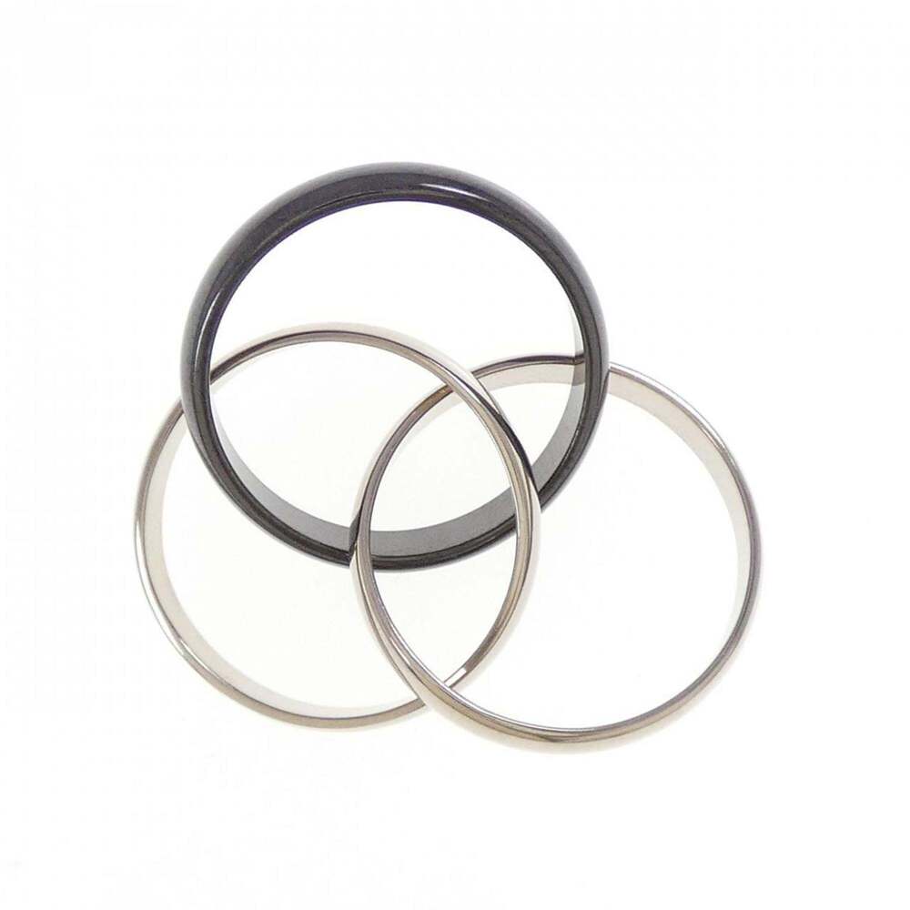 Cartier Authentic Silver Trinity Ring - image 3